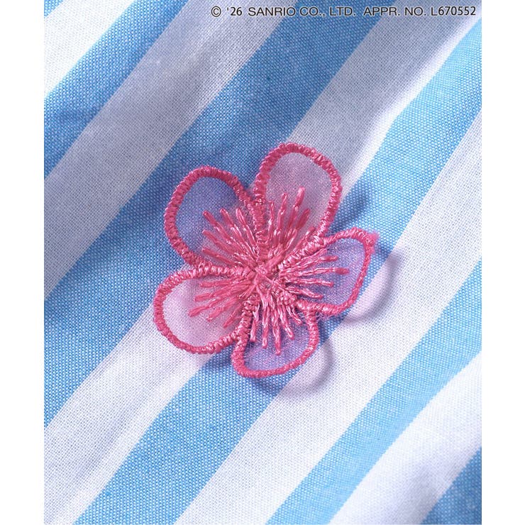 【リンク】【サンリオキャラクターズ】お花ストライプチュニック | F.O.Online Store | 詳細画像16 