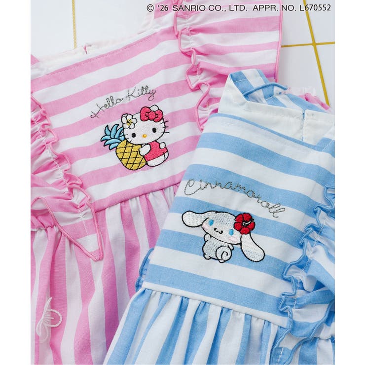 【リンク】【サンリオキャラクターズ】お花ストライプチュニック | F.O.Online Store | 詳細画像18 