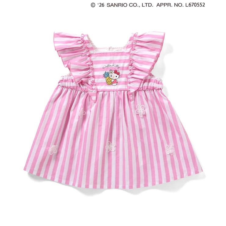 【リンク】【サンリオキャラクターズ】お花ストライプチュニック | F.O.Online Store | 詳細画像2 