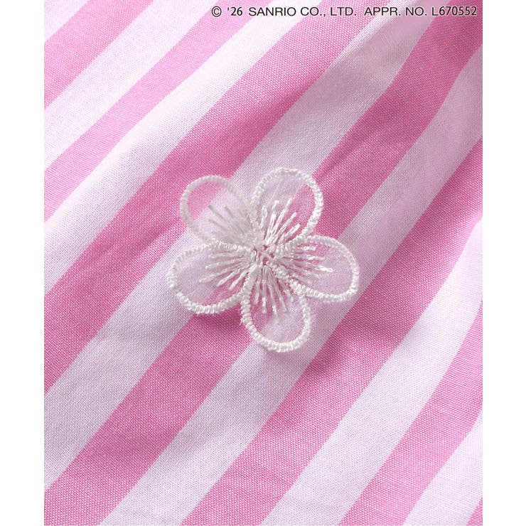 【リンク】【サンリオキャラクターズ】お花ストライプチュニック | F.O.Online Store | 詳細画像5 
