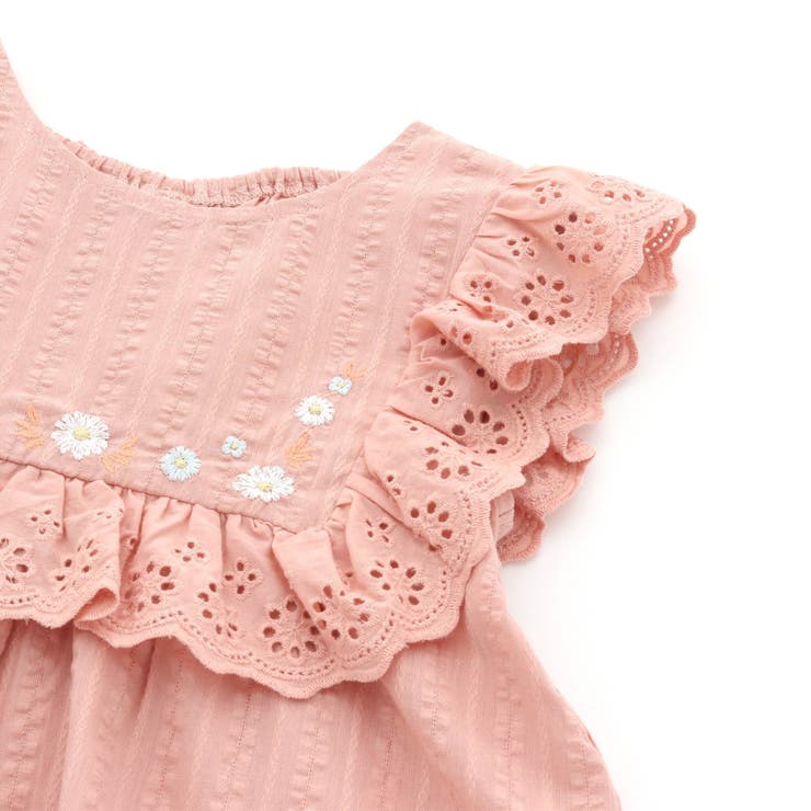 レースお花刺繍チュニック[品番：FOKK0015699]｜F.O.Online