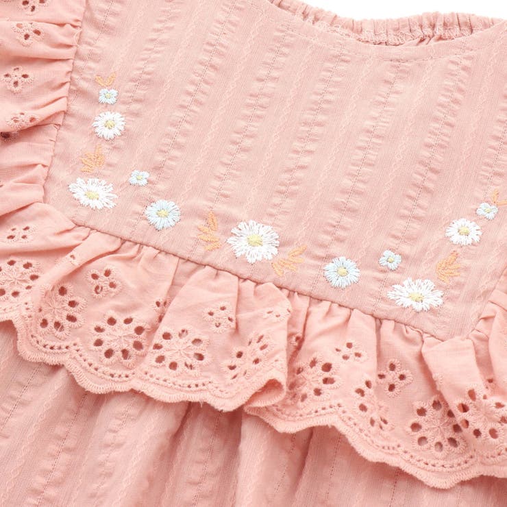 レースお花刺繍チュニック[品番：FOKK0015699]｜F.O.Online