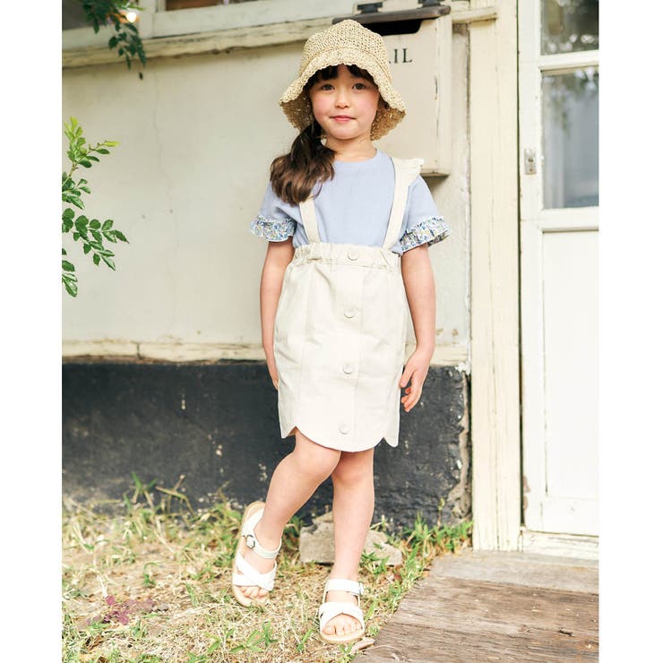 フリル2WAYスカラップジャンパースカート[品番：FOKK0015050]｜F.O.