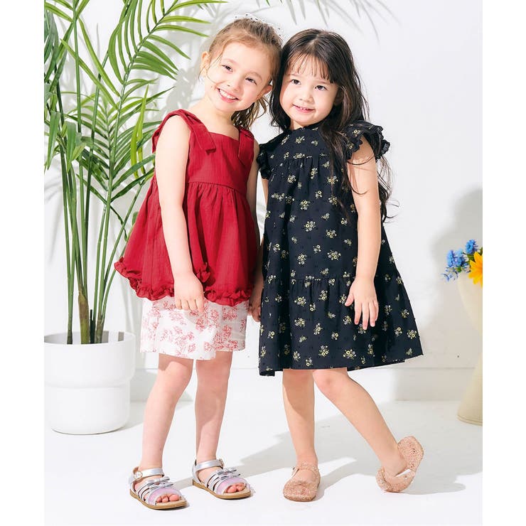 リンク】フラワーブーケワンピース_アプレレクールマシェリ[品番