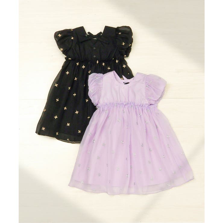 【リンク】パール・ラメ刺繍ワンピース_アプレレクールマシェリ | F.O.Online Store | 詳細画像10 