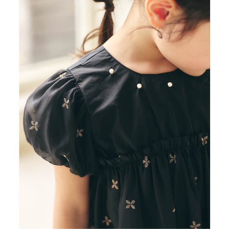 【リンク】パール・ラメ刺繍ワンピース_アプレレクールマシェリ | F.O.Online Store | 詳細画像7 