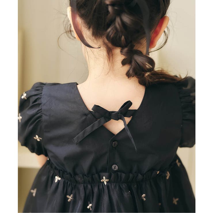 【リンク】パール・ラメ刺繍ワンピース_アプレレクールマシェリ | F.O.Online Store | 詳細画像8 