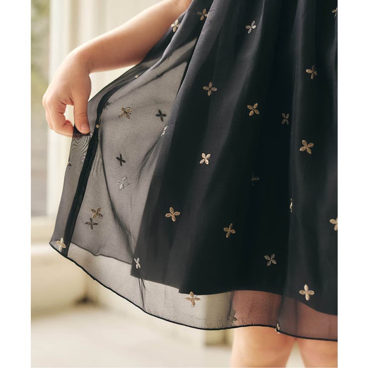 【リンク】パール・ラメ刺繍ワンピース_アプレレクールマシェリ | F.O.Online Store | 詳細画像9 