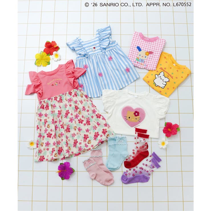 【サンリオキャラクターズ】トロピカルオフショルワンピース | F.O.Online Store | 詳細画像12 