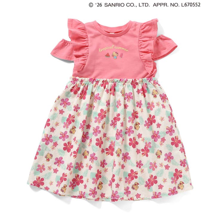 【サンリオキャラクターズ】トロピカルオフショルワンピース | F.O.Online Store | 詳細画像13 