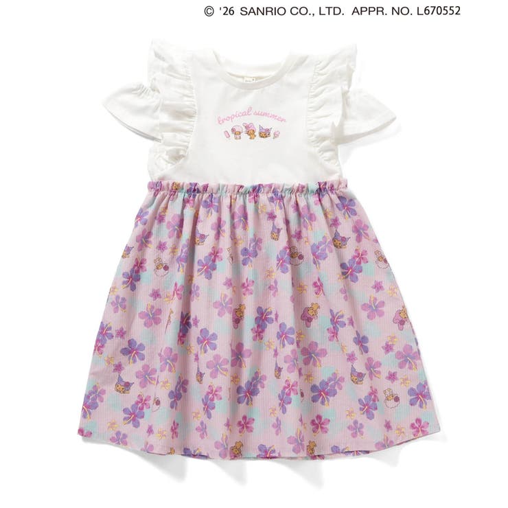【サンリオキャラクターズ】トロピカルオフショルワンピース | F.O.Online Store | 詳細画像2 