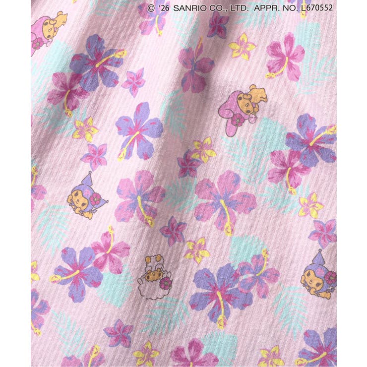 【サンリオキャラクターズ】トロピカルオフショルワンピース | F.O.Online Store | 詳細画像4 