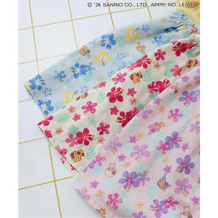 【サンリオキャラクターズ】トロピカルオフショルワンピース | F.O.Online Store | 詳細画像7 