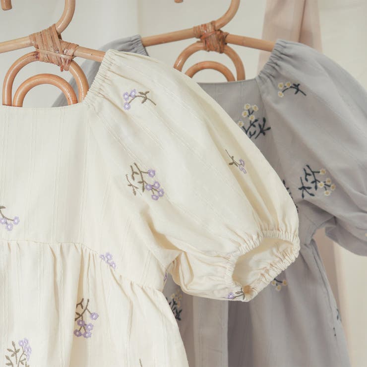 フラワー刺繍ワンピース[品番：FOKK0007398]｜F.O.Online Store（エフ