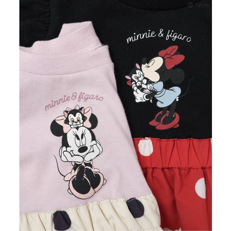 WEB限定 ディズニーキャラクターミニーバルーンワンピース[品番