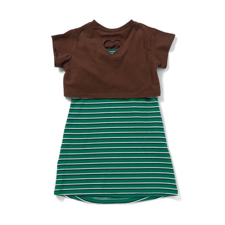 WEB限定 ショート丈ロゴTシャツ×キャミワンピ2Pセット | F.O.Online Store | 詳細画像3 