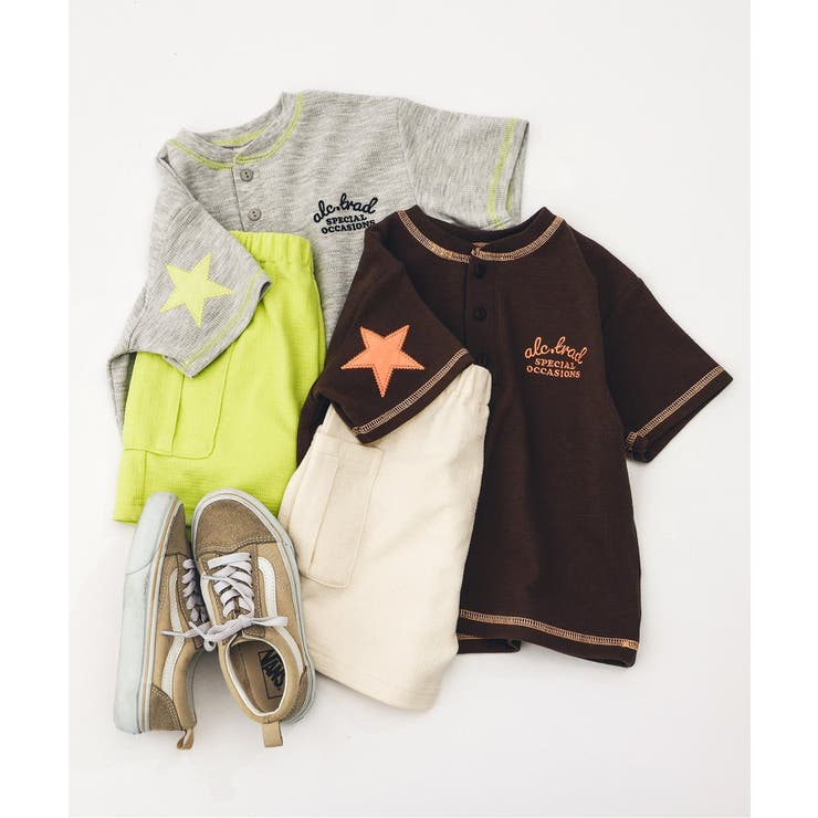 ヘンリーネックスターパッチセットアップ  5分丈 | F.O.Online Store | 詳細画像6 
