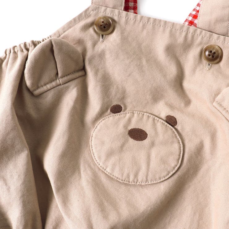 tiny bear 2柄ベビーサロペット[品番：FOKK0015160]｜F.O.Online