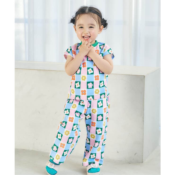 花柄 | 【リンク】WEB限定 FUNNY総柄セットアップ  10分丈 | F.O.Online Store