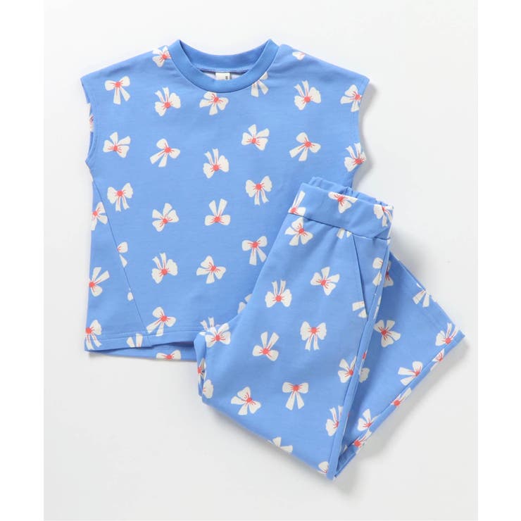 サックス | 【リンク】WEB限定 FUNNY総柄セットアップ  10分丈 | F.O.Online Store