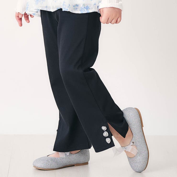 ハートボタンフレアパンツ  9分丈 | F.O.Online Store | 詳細画像1 