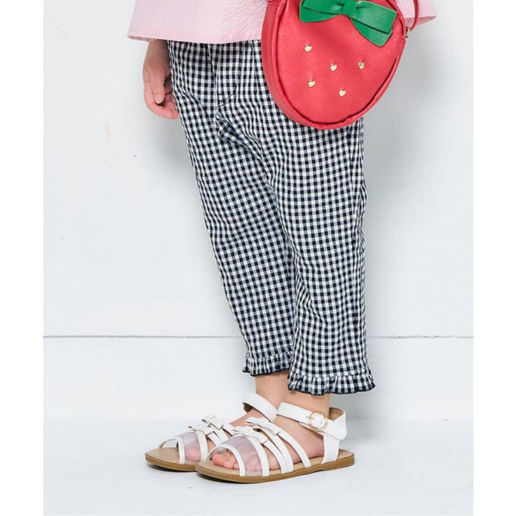 チェック柄 | ハートポケットクロップドきゅんパンツ  8分丈 | F.O.Online Store