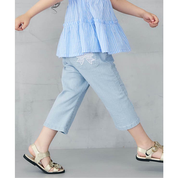 リボンポケットきゅんパンツ（クロップド）  8分丈 | F.O.Online Store | 詳細画像1 