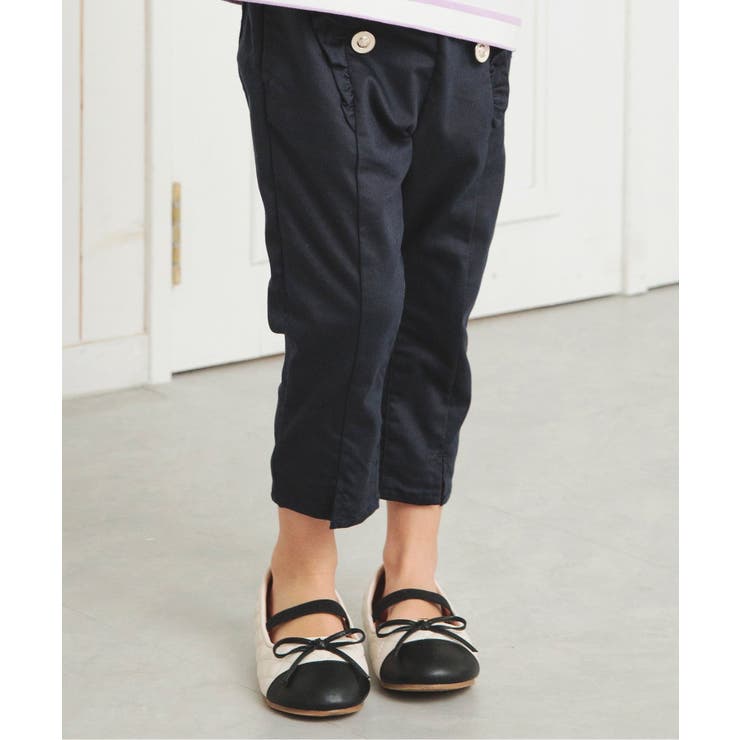 レザレクション　ベーシッククロップドパンツ S レザレクション ベーシッククロップドパンツ S