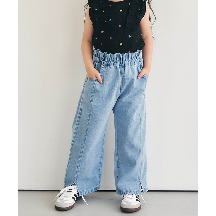 裾スリットワイドパンツ  10分丈 | F.O.Online Store | 詳細画像1 