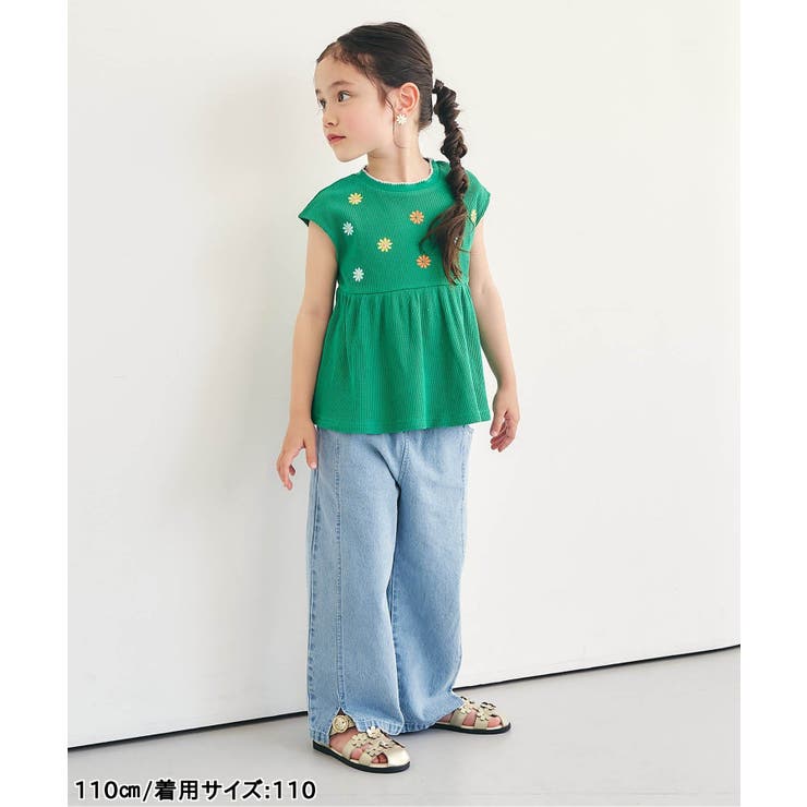 裾スリットワイドパンツ  10分丈 | F.O.Online Store | 詳細画像34 
