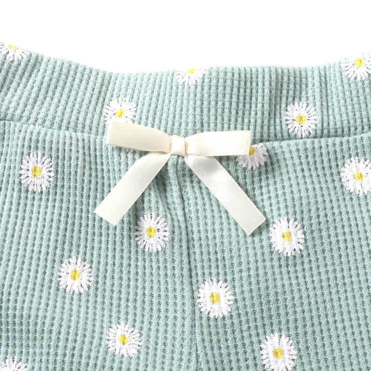 WEB限定 ワッフルフリルショートパンツ ショート丈[品番