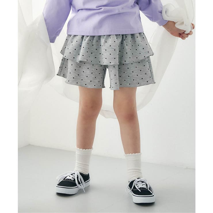 グレー | WEB限定 カットソーフリルキュロット | F.O.Online Store