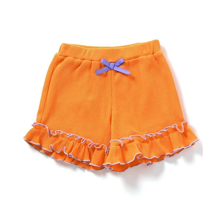 オレンジ | WEB限定 ワッフルショートパンツ  ショート丈 | F.O.Online Store