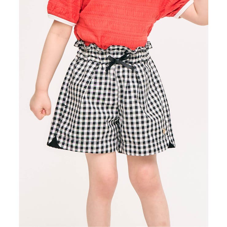 チェック柄 | ハートポケットショートきゅんパンツ  ショート丈 | F.O.Online Store