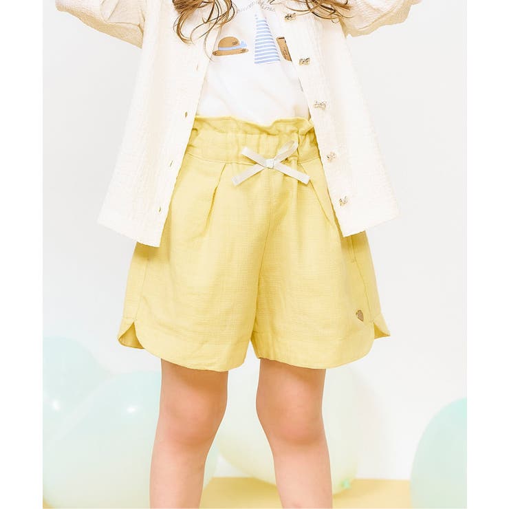 イエロー | ハートポケットショートきゅんパンツ  ショート丈 | F.O.Online Store