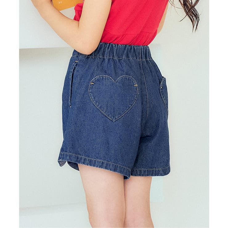 ネイビーブルー | スカラップハートポケットきゅんパンツ  ショート丈 | F.O.Online Store