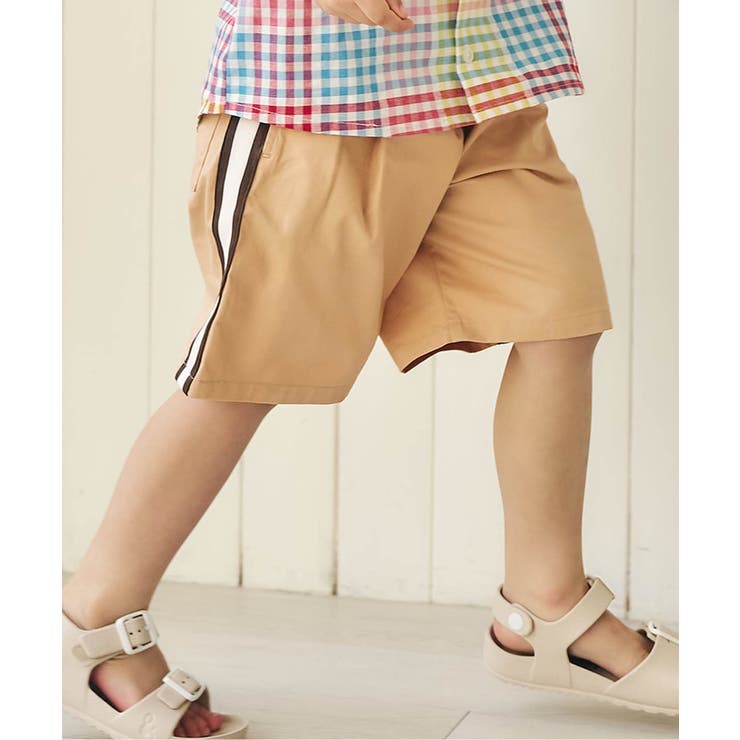 ベージュ | アソートタックショートパンツ  5分丈 | F.O.Online Store