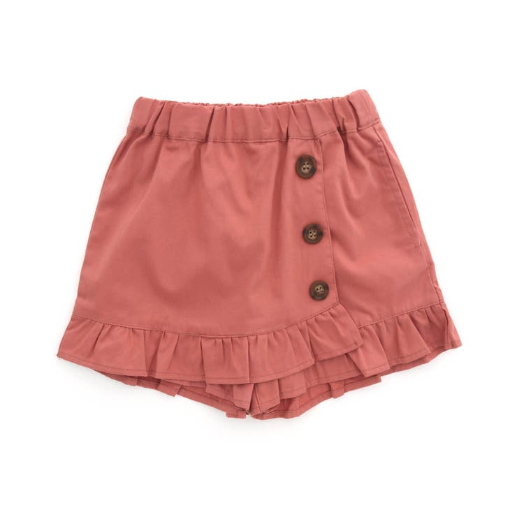 レッド | フリルラップキュロット | F.O.Online Store