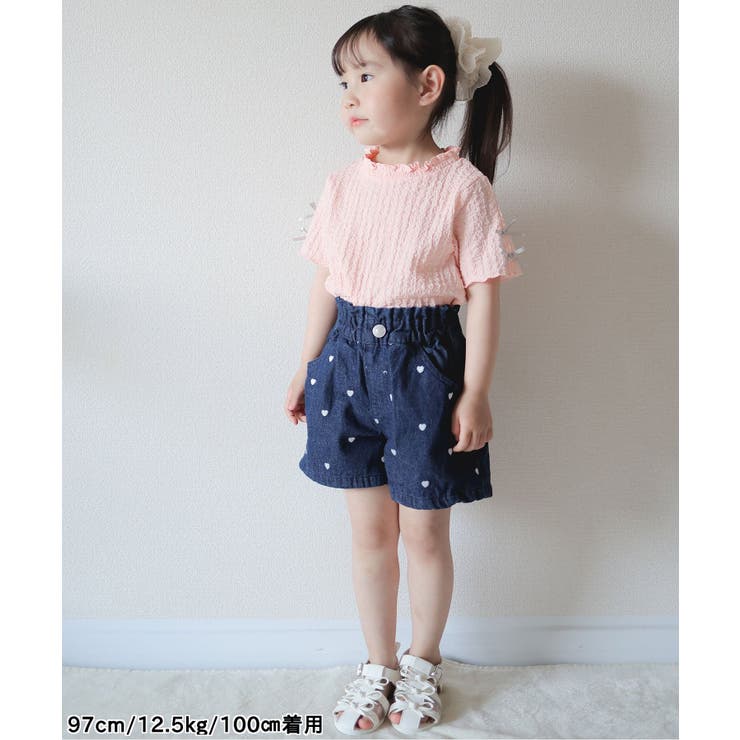 ハート・フラワー刺繍ショートパンツ  ショート丈 | F.O.Online Store | 詳細画像15 