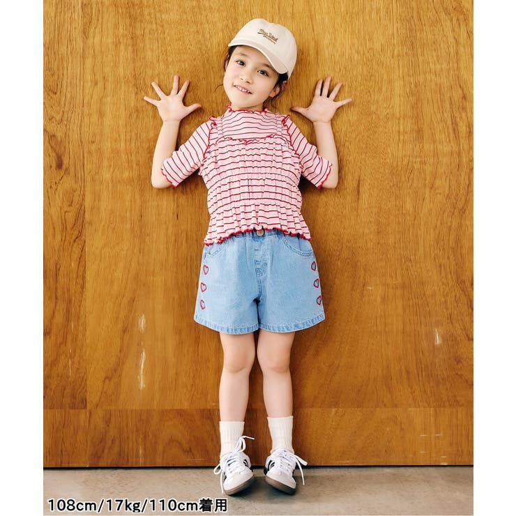 ハート・フラワー刺繍ショートパンツ  ショート丈 | F.O.Online Store | 詳細画像21 
