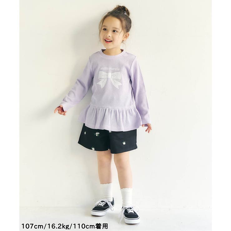 ハート・フラワー刺繍ショートパンツ  ショート丈 | F.O.Online Store | 詳細画像3 