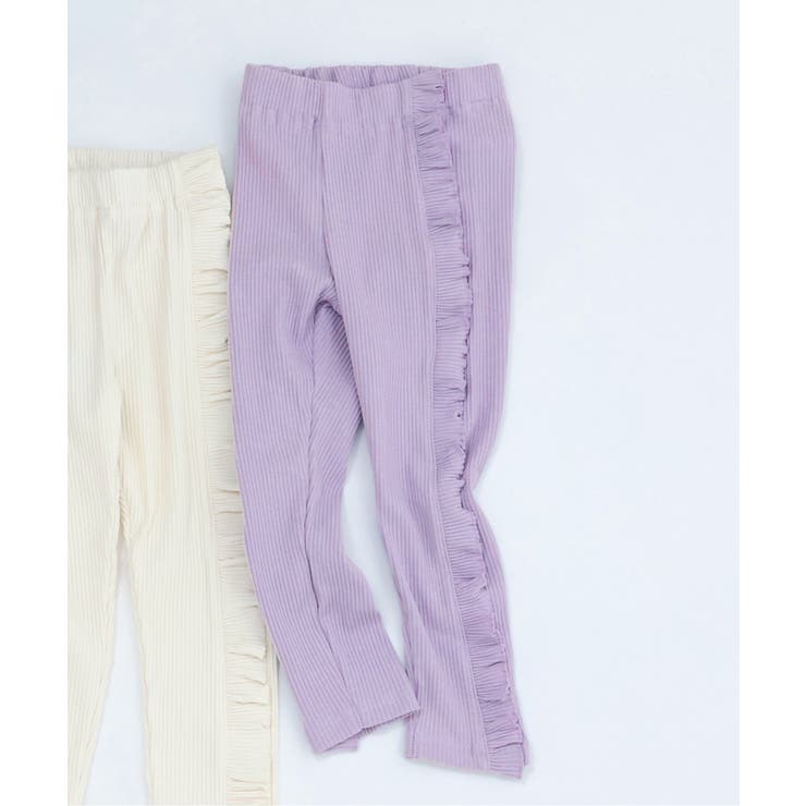 ラベンダー | サイドフリルレギンス/7days Style pants  10分丈 | F.O.Online Store