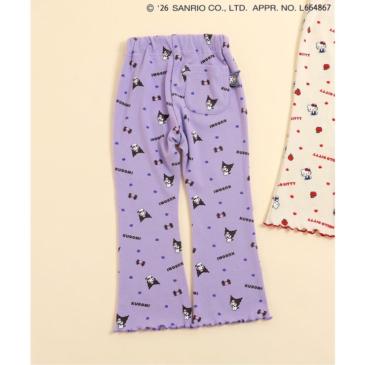 ラベンダー | サンリオキャラクターズフレアパンツ  10分丈 | F.O.Online Store