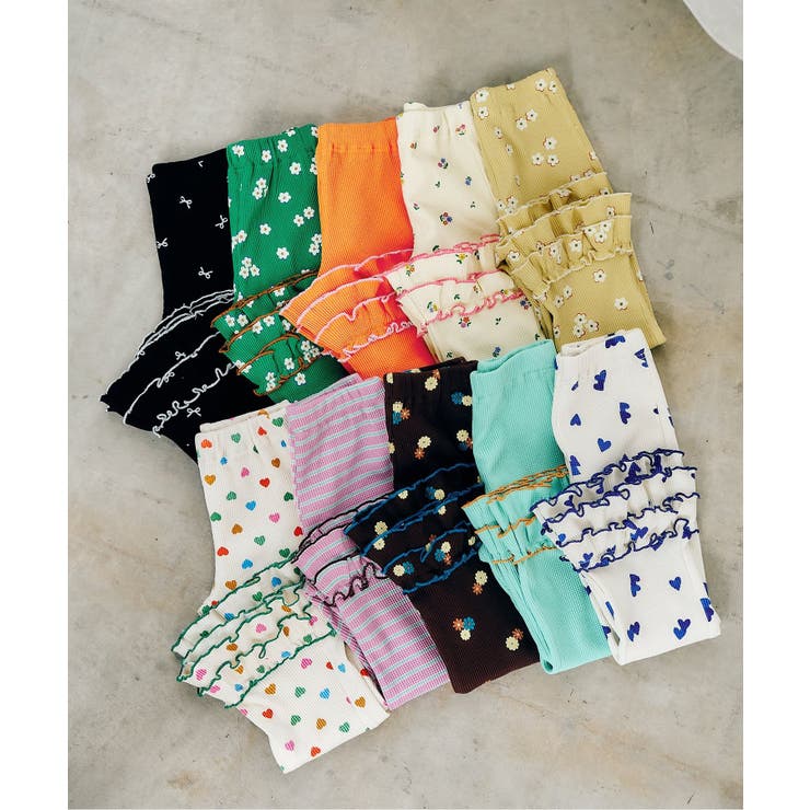 WEB限定 ワッフルフリルレギンス  10分丈 | F.O.Online Store | 詳細画像20 