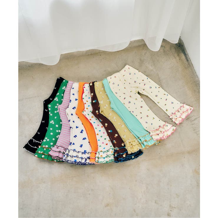 WEB限定 ワッフルフリルレギンス  10分丈 | F.O.Online Store | 詳細画像21 