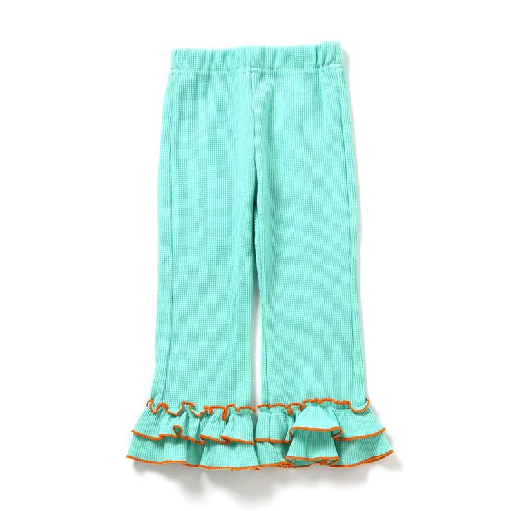 ミント | WEB限定 ワッフルフリルレギンス  10分丈 | F.O.Online Store