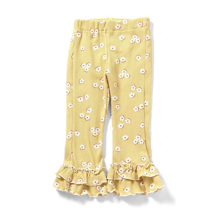 イエロー | WEB限定 ワッフルフリルレギンス  10分丈 | F.O.Online Store