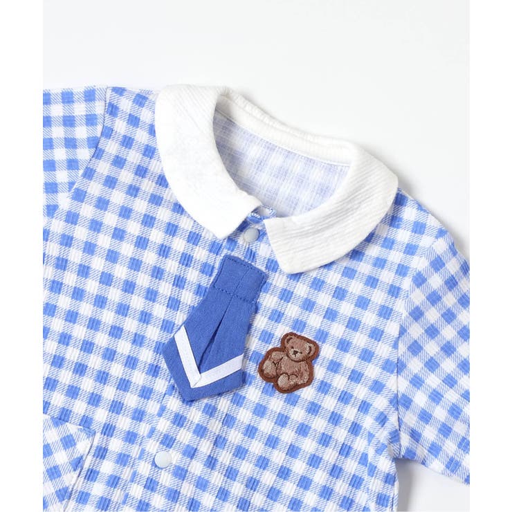 くま刺繍ネクタイ付き2WAYオール | F.O.Online Store | 詳細画像3 