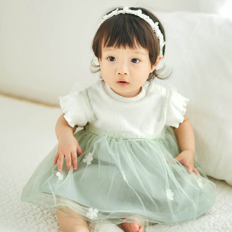 andrea&co. チュールドッキングロンパース AUBREY】チュールドッキングロンパース – ANDREA&Co.