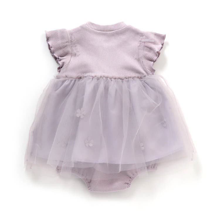 お花モチーフチュールドッキングロンパス[品番：FOKK0005627